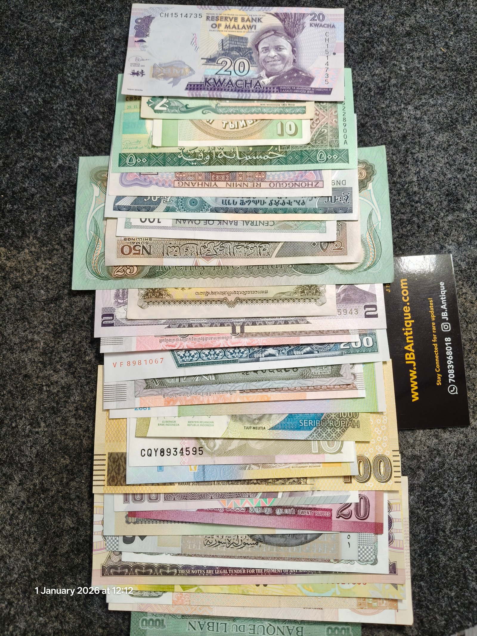 30 Different Bankcountry UNC Notes