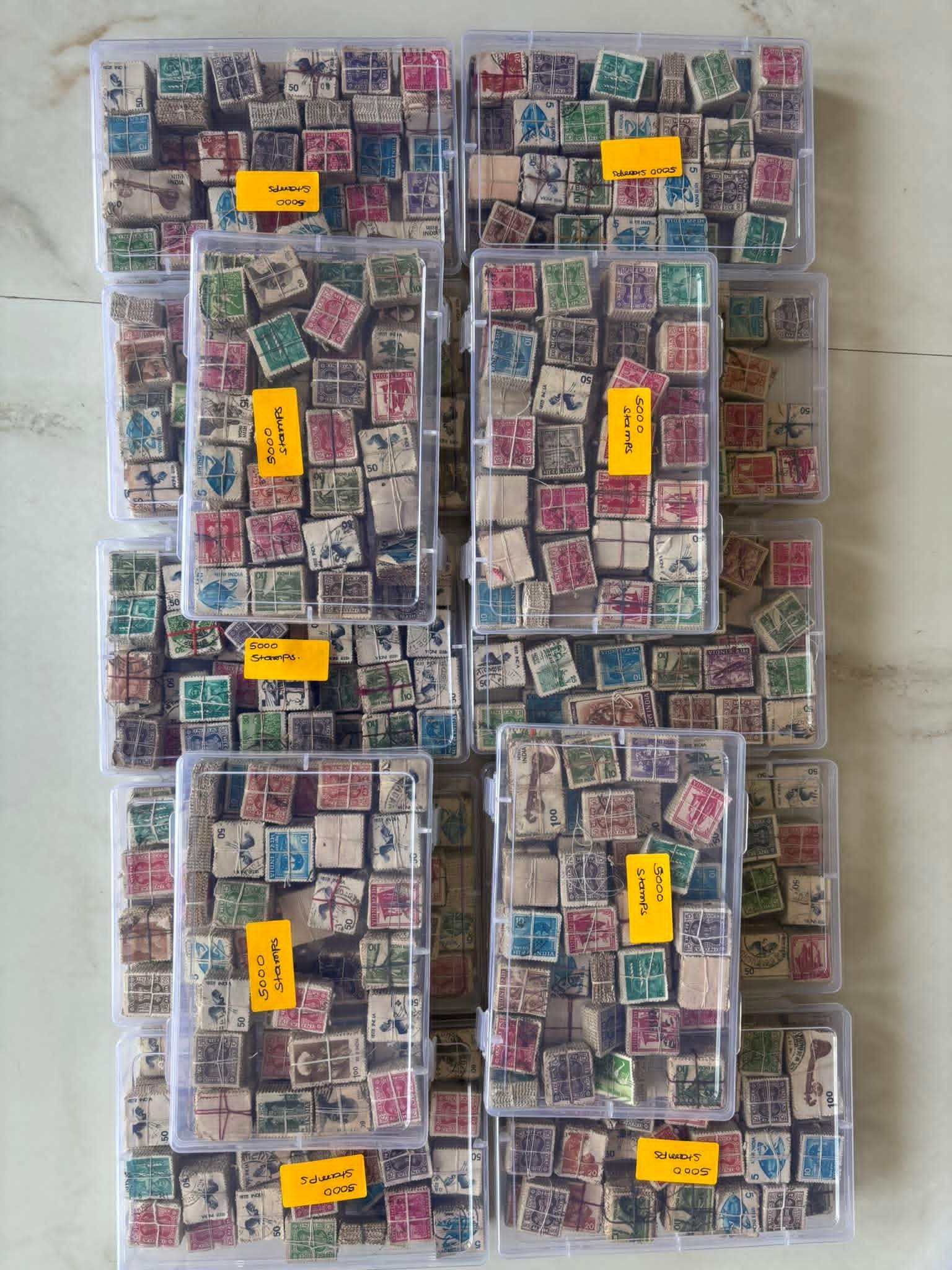 5000 Indian Stamps